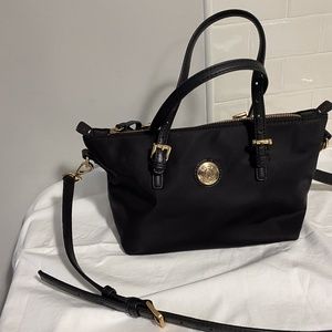 TOMMY HILFIGER black nylon bag